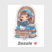 Sticker Les filles du monde de la lecture - Israël (Feuille)