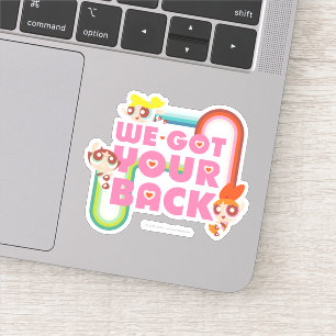 Sticker Les filles puissantes : On a ton dos