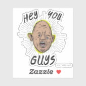 Sticker Les Goonies Sloth Doodle "Hey les gars" (Feuille)