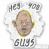 Sticker Les Goonies Sloth Doodle "Hey les gars" (Devant)