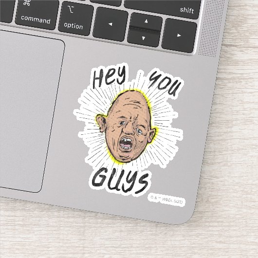 Sticker Les Goonies Sloth Doodle "Hey les gars" (Détail)