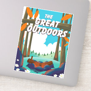 Sticker Les Grands Espaces!