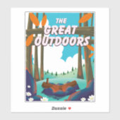 Sticker Les Grands Espaces! (Feuille)