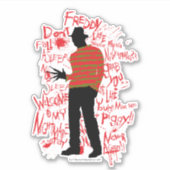 Sticker Les Griffes de la nuit | Ne vous endormez pas (Devant)