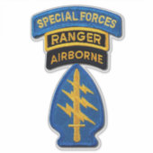 Sticker Les groupes des forces spéciales de l'Armée de ter (Devant)