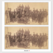 Sticker Les guerriers du buffle : la cavalerie noire améri (Feuille)