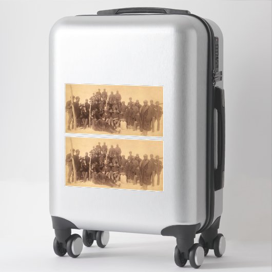 Sticker Les guerriers du buffle : la cavalerie noire améri (Sur valise)