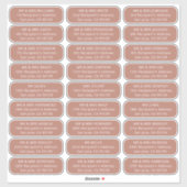 Sticker Les hôtes mariages simples s'adressent à 27 destin (Feuille)