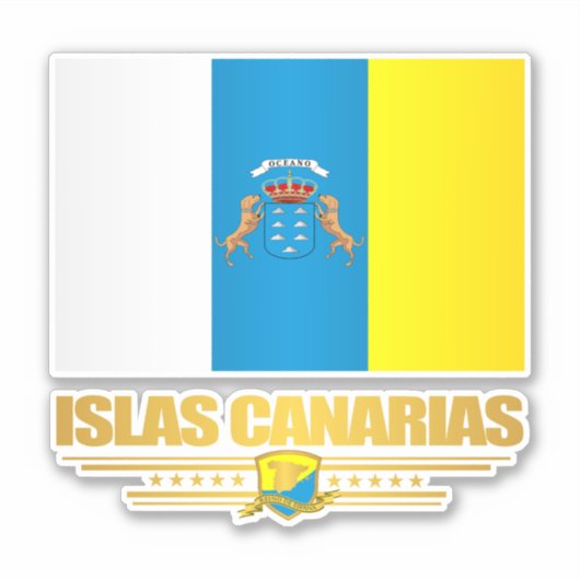 Sticker Les îles Canaries (Devant)