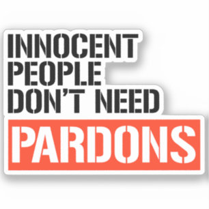 Sticker Les innocents n'ont pas besoin de pardon