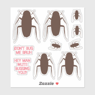 Sticker Les insectes des cafards bugs personnalisés