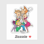 Sticker Les Jetsons | La famille (Feuille)