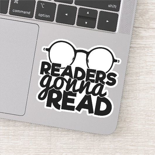 Sticker Les Lecteurs Amusants Vont Lire La Lecture Dire Un (Détail)
