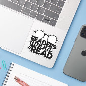 Sticker Les Lecteurs Amusants Vont Lire La Lecture Dire Un (Ordinateur portable avec iPhone)