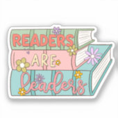 Sticker Les Lecteurs Sont Des Leaders (Recto)
