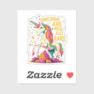 Sticker Les licornes sont réelles, juste rares