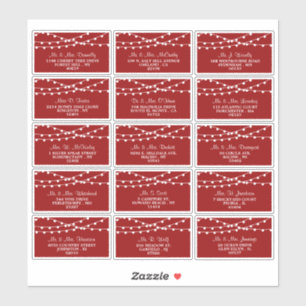 Sticker Les Lumières De Chaîne Sur La Collection Mariage R