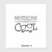 Sticker Les lunettes de soleil à moustaches (Feuille)