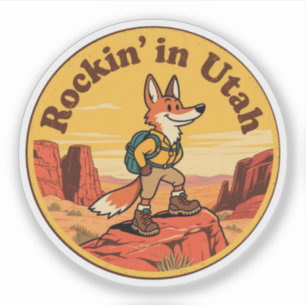 Sticker Les Mighty 5 de l'Utah - Cadeau des parcs nationau