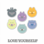 Sticker Les mignons animaux (Devant)