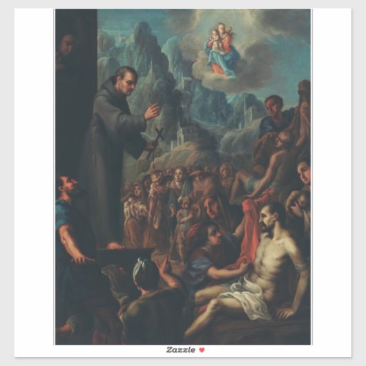 Sticker Les miracles de Saint Salvador d'Horta (Feuille)