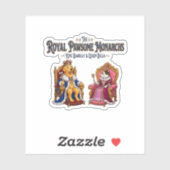 Sticker Les Monarques Royaux Pawsome (Feuille)