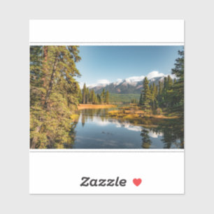 Sticker Les montagnes rocheuses