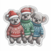 Sticker Les ours de Koala en pulls (Devant)