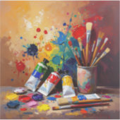 Sticker Les outils de l'imagination – Art de l'espace de t (Devant)