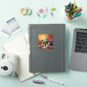 Sticker Les outils de l'imagination – Art de l'espace de t (Couverture iPad)