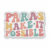Sticker Les Paras Rendent Possible (Devant)