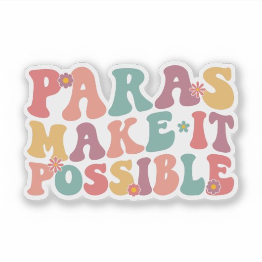 Sticker Les Paras Rendent Possible (Devant)
