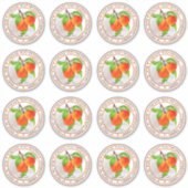 Sticker Les pêches d'été douces réserves de pêche (Devant)