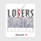 Sticker Les perdants s'accrochent (Feuille)
