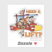 Sticker Les Pierrafeu | Besoin D'Un Ascenseur ? (Feuille)