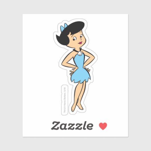 Sticker Les Pierrafeu | Betty Rubble (Feuille)