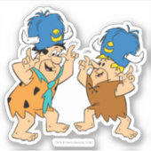 Sticker Les Pierrafeu | Buffles d'eau Fred & Barney (Devant)