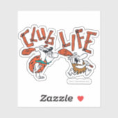 Sticker Les Pierrafeu | Fred & Barney - Club Life (Feuille)