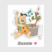 Sticker Les Pierrafeu | Fred Flintstone Dancing (Feuille)
