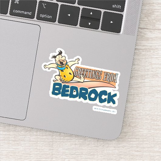 Sticker Les Pierrafeu | Fred - Salutations De Bedrock (Détail)