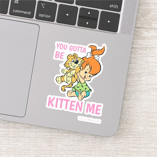 Sticker Les Pierrafeu | Galets et son tigre (Détail)