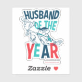 Sticker Les Pierrafeu | Mari de l'année (Feuille)