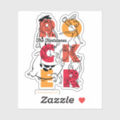 Sticker Les Pierrafeu | ROCKER (Feuille)