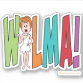 Sticker Les Pierrafeu | WILMA ! (Devant)