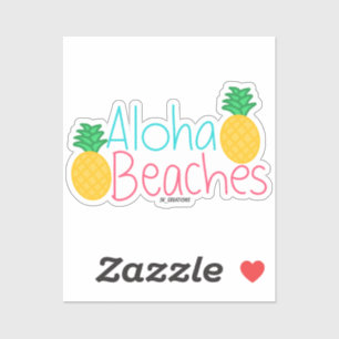 Sticker Les plages d'Aloha