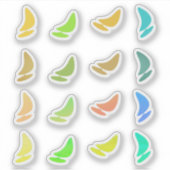 Sticker Les plaisirs du surf (Devant)