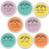 Sticker Les plus susceptibles de (Devant)