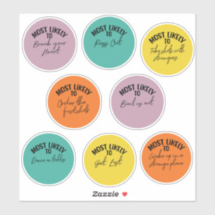 Sticker Les plus susceptibles de