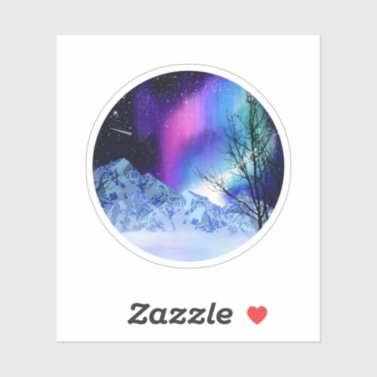 Sticker Les points forts de l'hiver (Feuille)