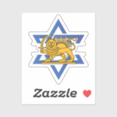 Sticker Les positions iraniennes avec Israël (Feuille)